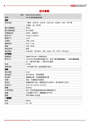 ?？低昅VGL-ID5144-06SWN 160萬像素智能讀碼器賦能服務(wù)器工作站高效運(yùn)轉(zhuǎn)